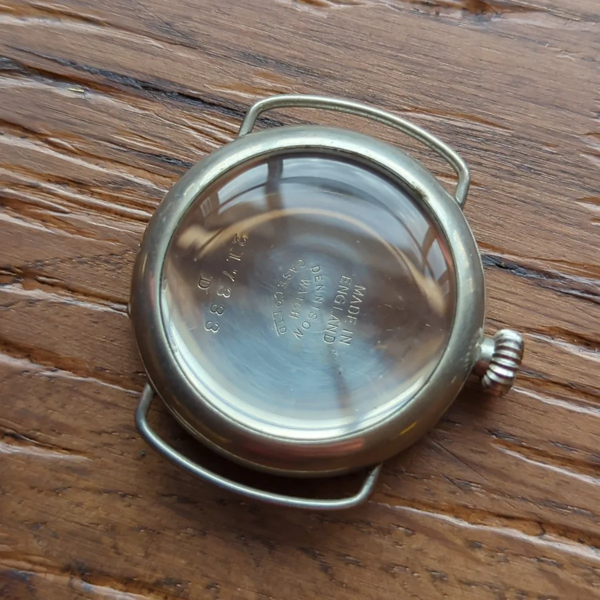 Base metal watch case