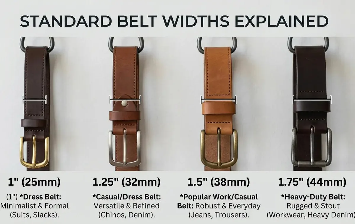 belt width 1 inch vs 1.5 inch jeans loops