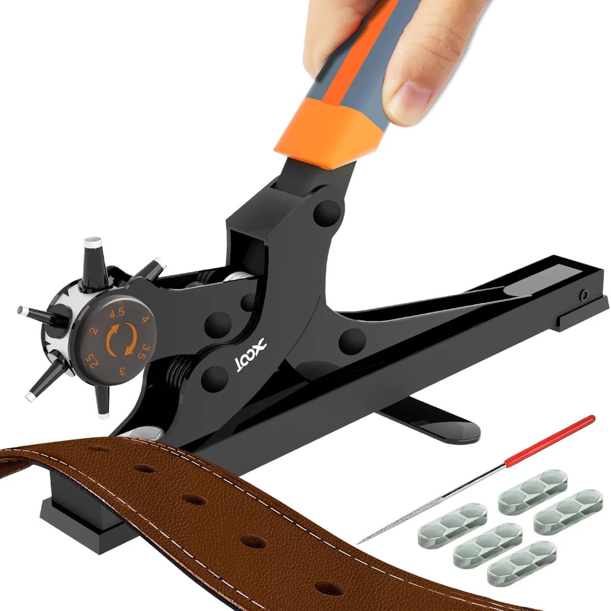 leather belt hole punch plier size mm
