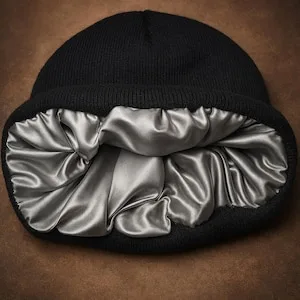 silk-lined beanies