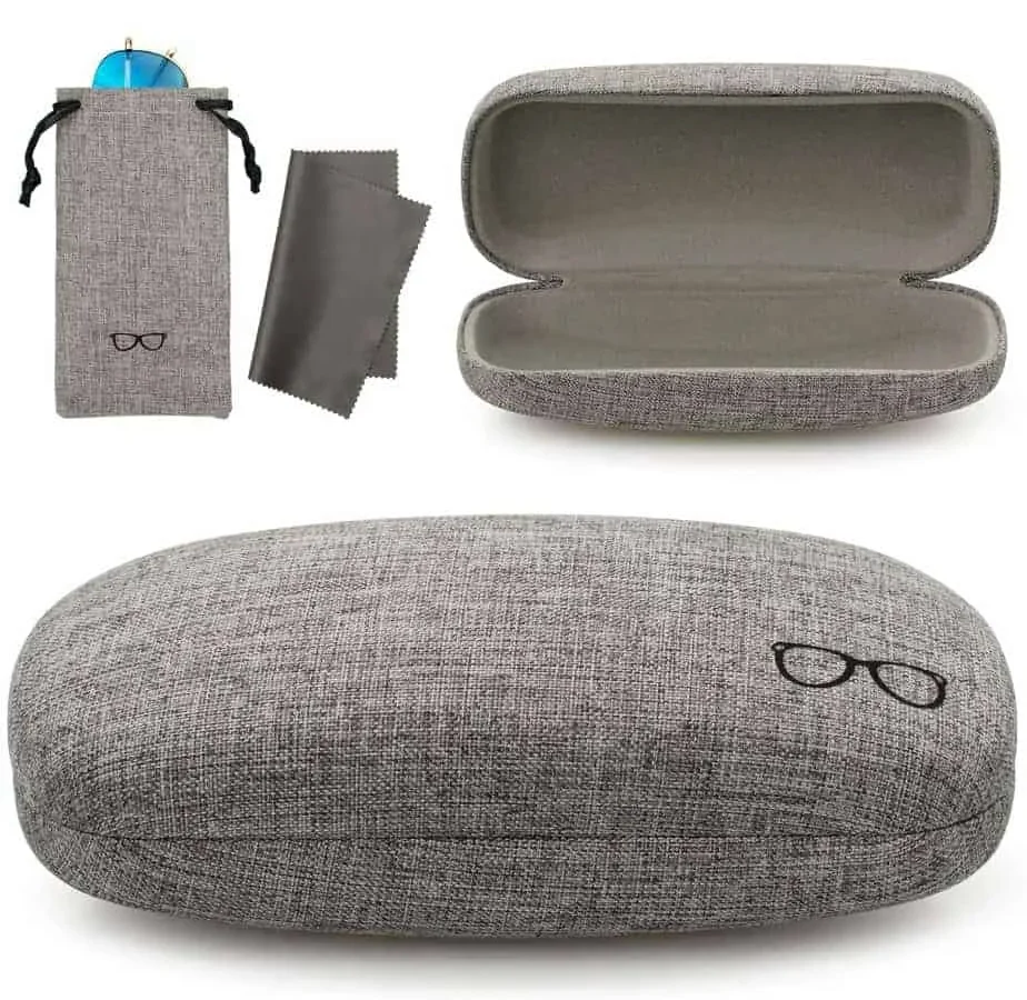 sunglass hard case bulky in small purse