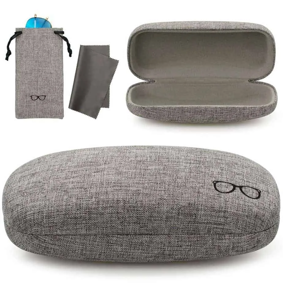 sunglass hard case bulky in small purse