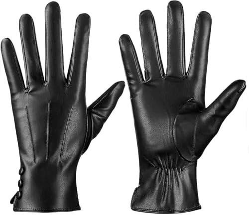 touchscreen leather gloves conductive thread worn out