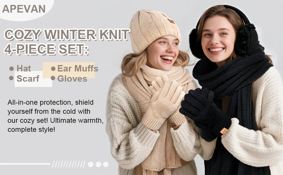 winter earmuffs messing up hair vs beanie